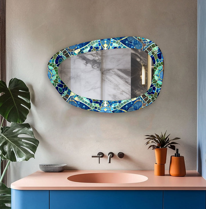 Stylish wall mirrors designed to reflect light and create depth in any room
