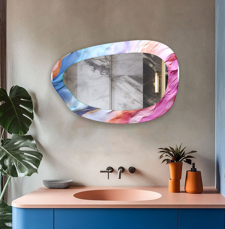 Wall mirrors featuring sleek lines and creative frames to bring modern charm to your decor
