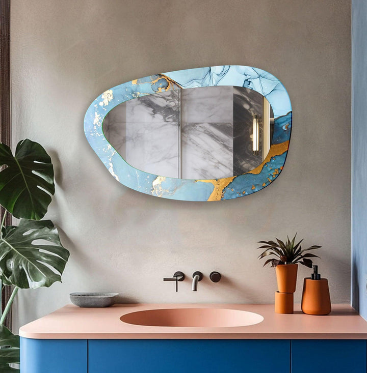 Wall mirrors featuring intricate designs to add depth and light to your living space
