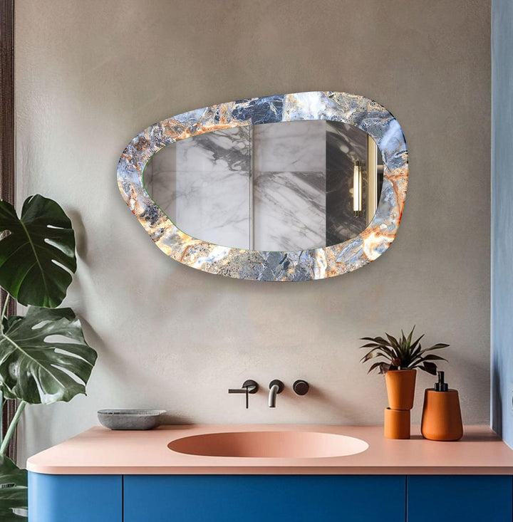 Decorative wall mirror showcasing minimalist elegance for a timeless addition to any room
