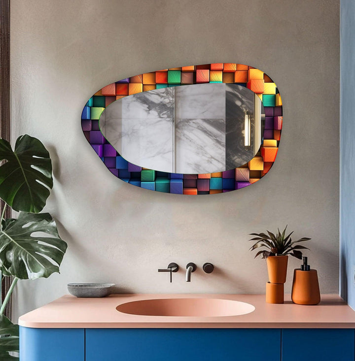 Mirror wall decor with creative frames and reflective details to elevate your home interior
