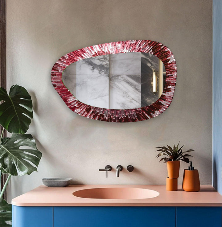 Stylish wall mirrors featuring sleek and modern frames for a sophisticated look
