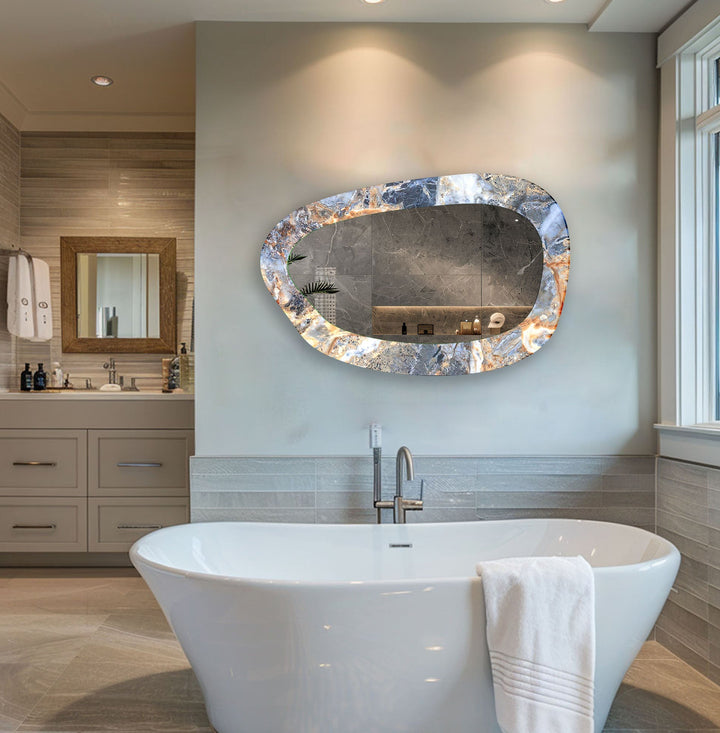 Mirror wall art blending contemporary elegance with artistic flair to enhance your walls

