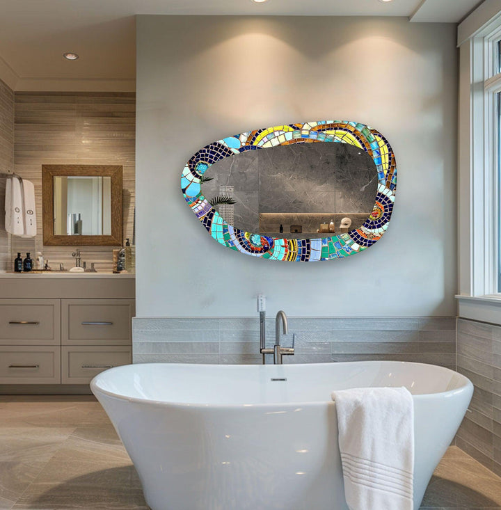 Mirror wall art showcasing intricate designs that enhance the sophistication of your walls

