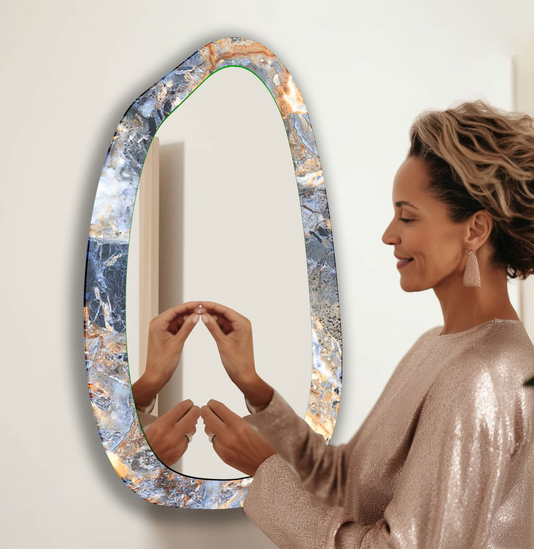 Wall mirrors featuring intricate designs to add depth and light to your living space
