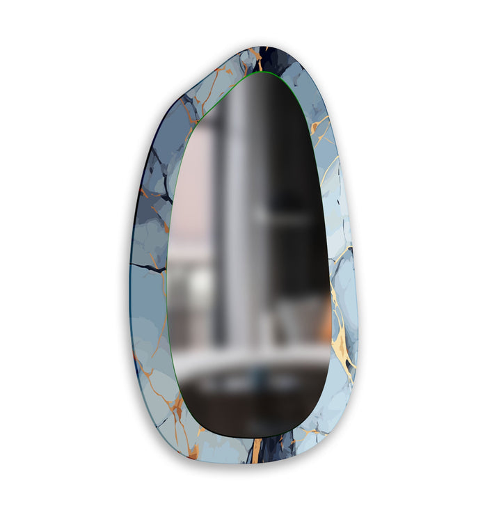 Mirrored wall art showcasing creative patterns and reflective designs for a contemporary touch
