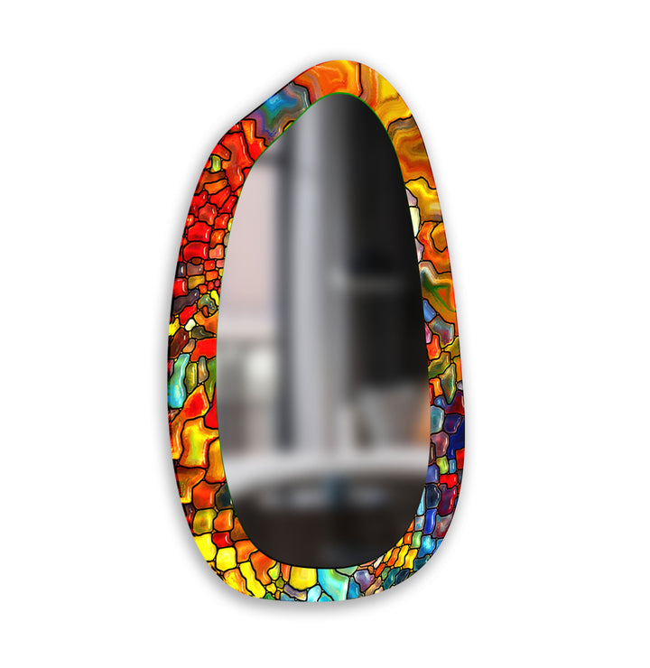 Decorative wall mirror with an ornate frame to add a touch of luxury to your decor
