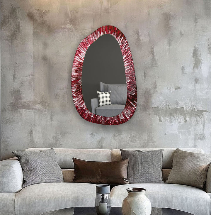 Mirror wall decor with creative frames and reflective details to elevate your home interior

