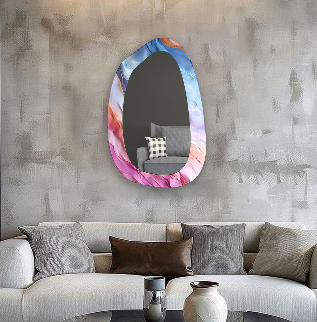 Mirrored wall art with stylish and artistic elements for a bold decor statement
