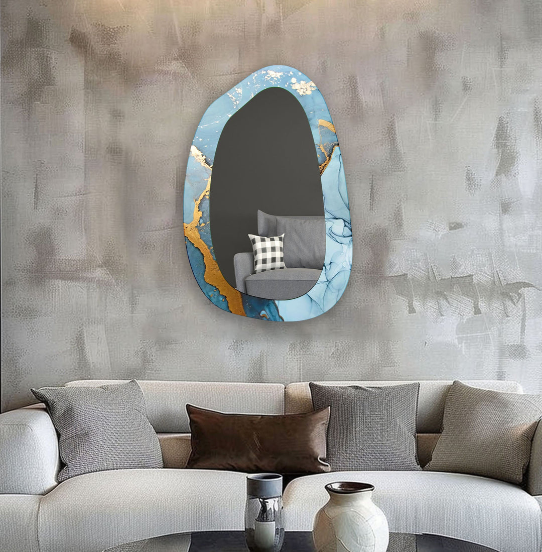 Mirrored wall art with stylish and artistic elements for a bold decor statement
