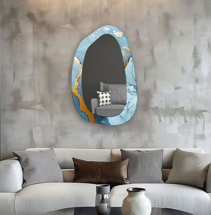 Mirrored wall art with stylish and artistic elements for a bold decor statement
