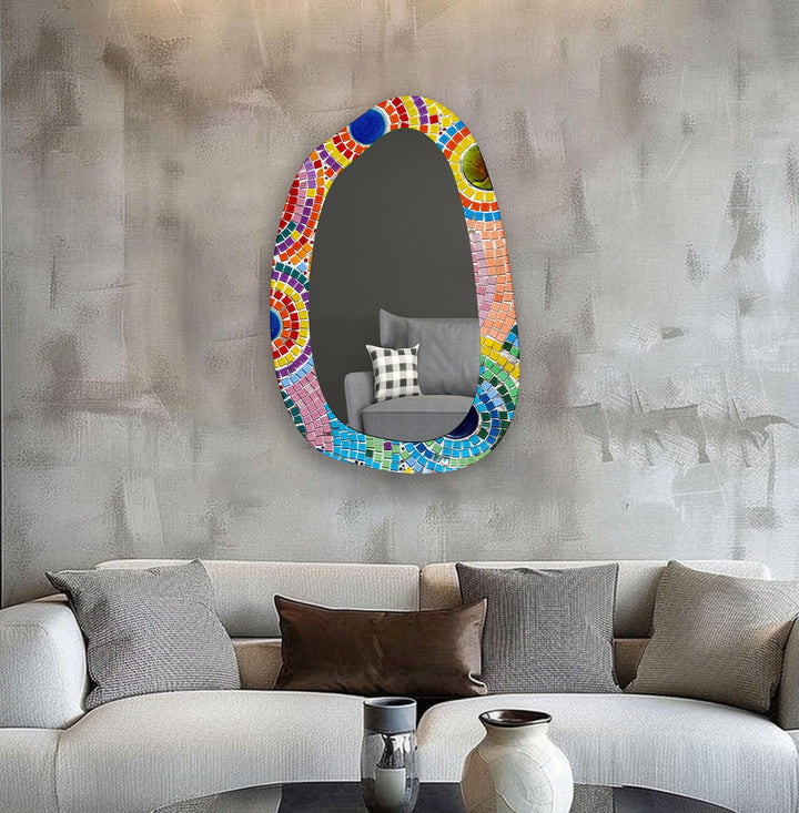 Wall mirrors featuring intricate patterns for a decorative piece that transforms your space
