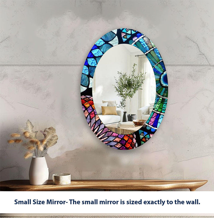 Mirror wall art featuring unique designs that blend functionality with artistic elegance
