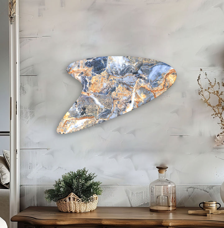 Blue Marble Modern Glass Wall Art, glass photo prints, glass picture prints

