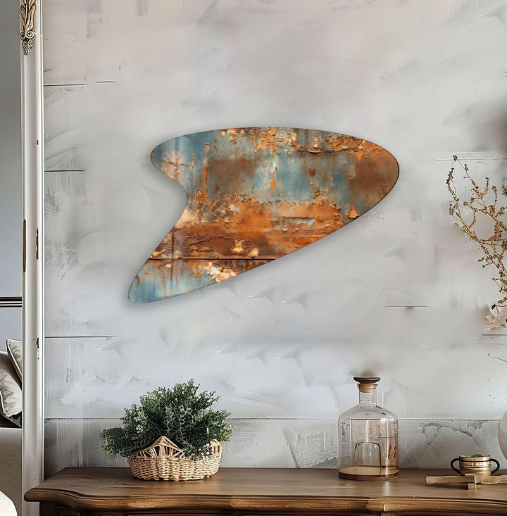 Grey Abstarct Irregular Glass Wall Art, glass pictures for Wall, glass prints wall art
