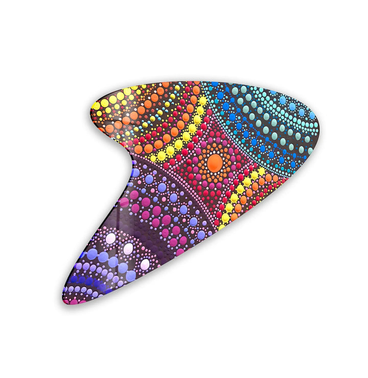 Colorful Mosaic Decorative Glass Wall Art, glass pictures for Wall, glass prints wall art
