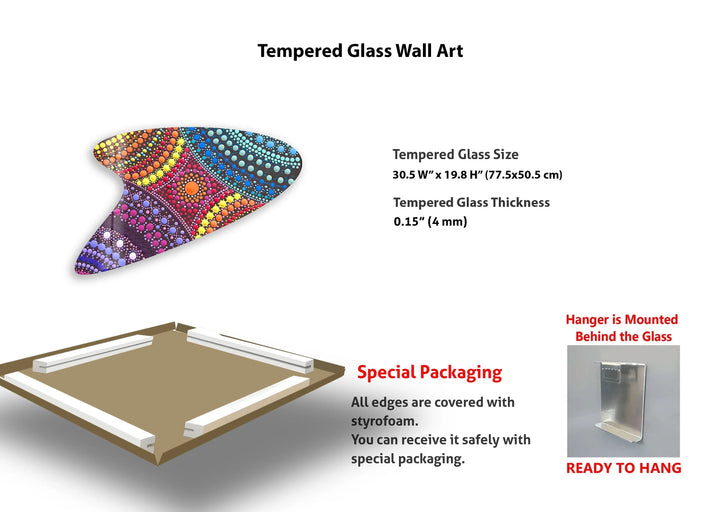 Colorful Mosaic Decorative Glass Wall Art, art glass wall art, glass wall art pictures
