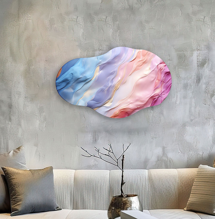 Colorful Watercolor Glass Wall Artcustom glass pictures, glass art prints
