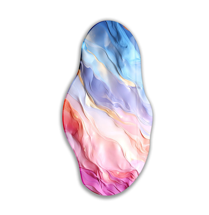 Colorful Watercolor Glass Wall Artphoto print on glass, prints on glass wall art

