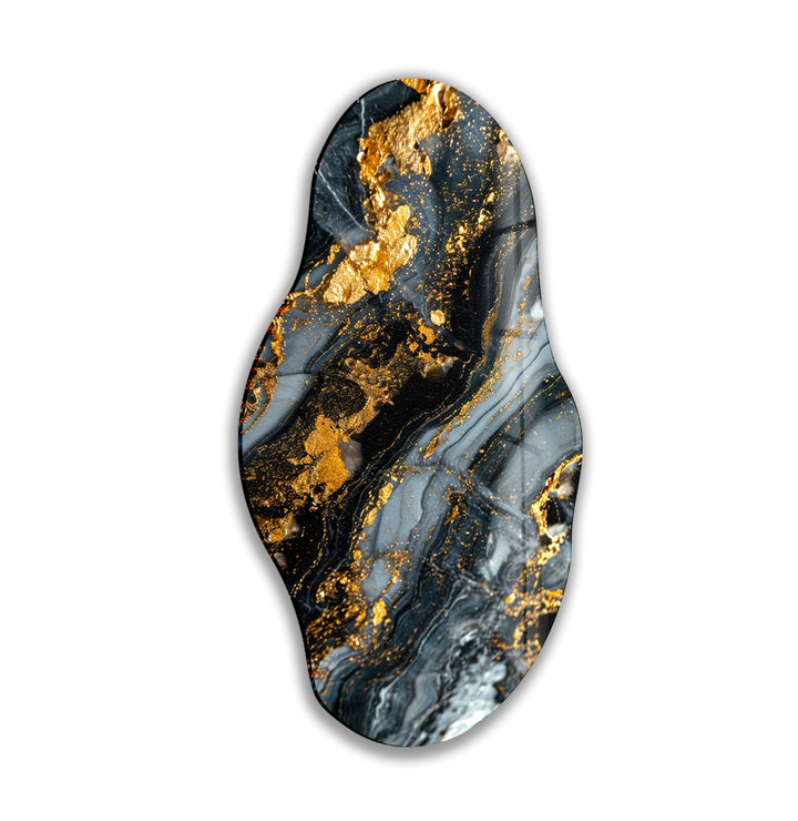 Gold Details Glass Wall Art art glass wall art, glass wall art pictures

