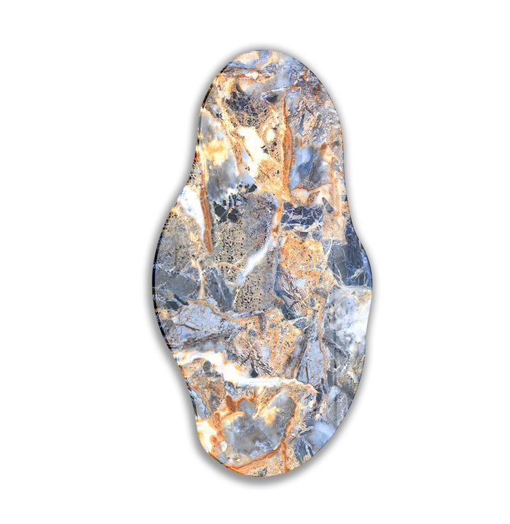 Gray With Gold Detail Glass Wall Art photo print on glass, prints on glass wall art