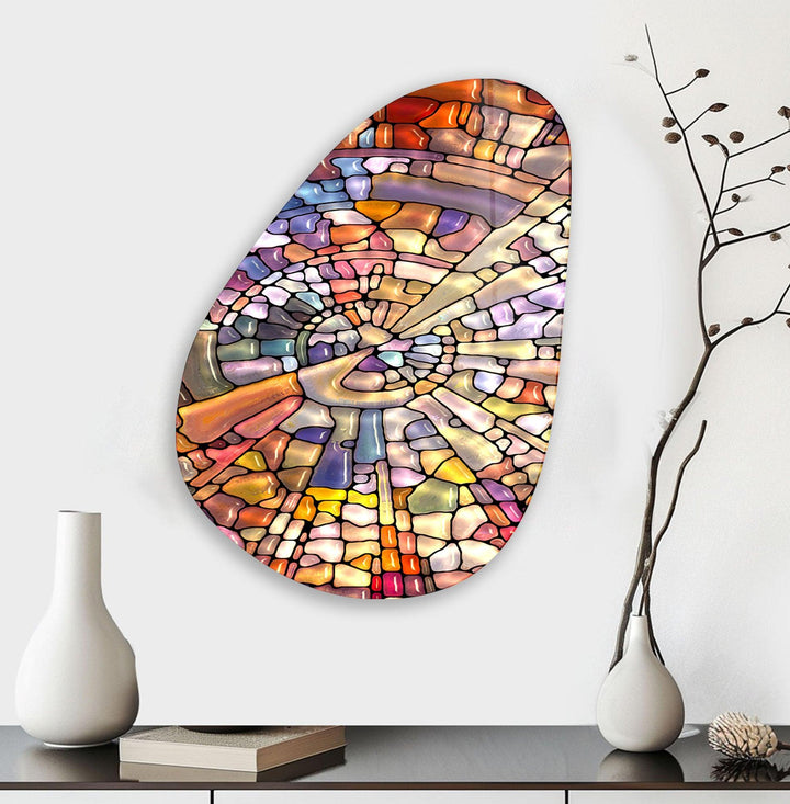 Modern Stained Colorful Glass Wall Art, art glass wall art, glass wall art pictures
