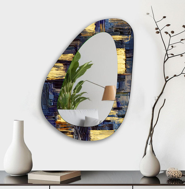 Mirrored wall art showcasing creative shapes and patterns to elevate your wall decor
