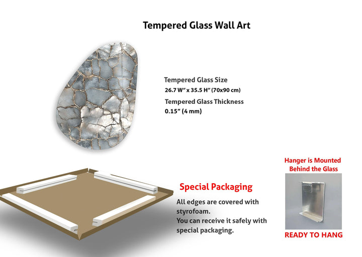 Modern Silver Abstract Glass Wall Art, art glass wall art, glass wall art pictures
