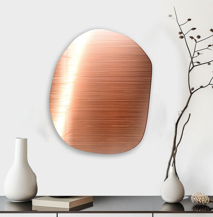 Modern Orange Panel Glass Wall Art, custom glass photo prints, large glass prints
