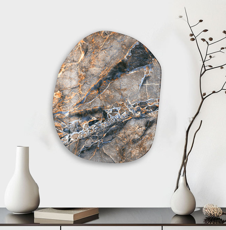 Modern Beige Marble Glass Wall Art, art glass wall art, glass wall art pictures
