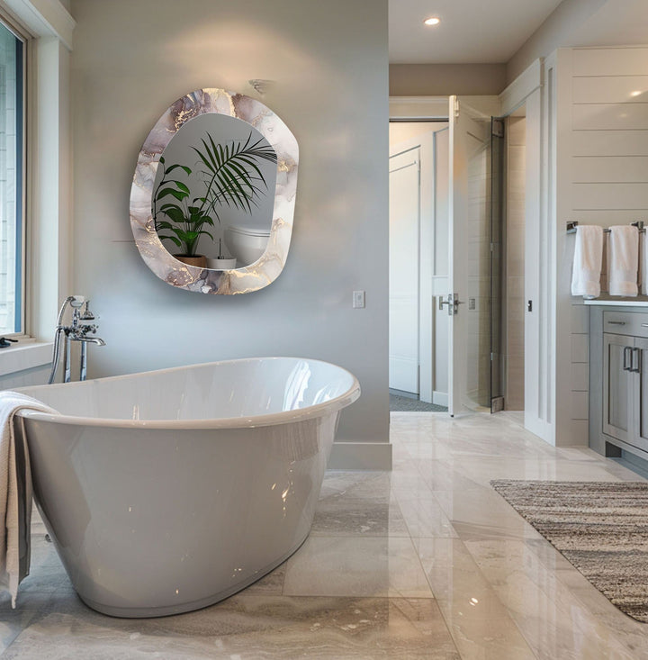 Mirror wall art featuring unique designs that blend functionality with artistic elegance
