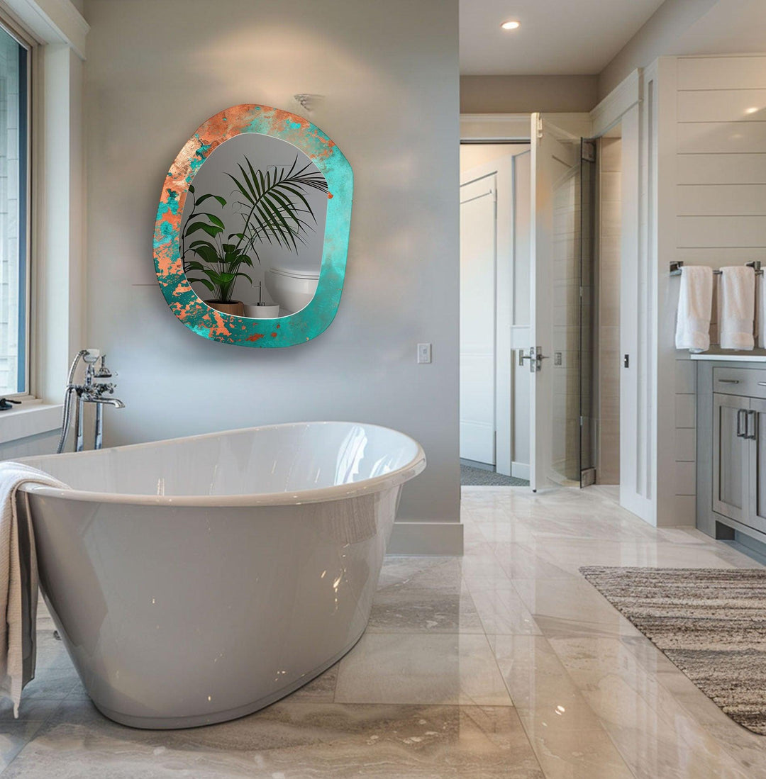 Stylish wall mirrors with ornate frames to create a luxurious and eye-catching feature
