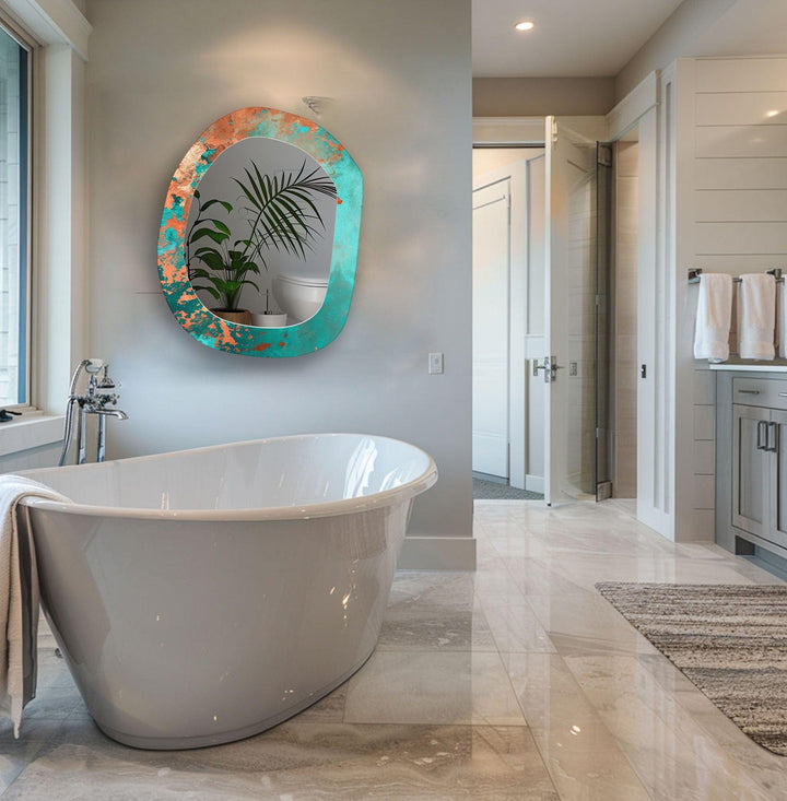 Stylish wall mirrors with ornate frames to create a luxurious and eye-catching feature

