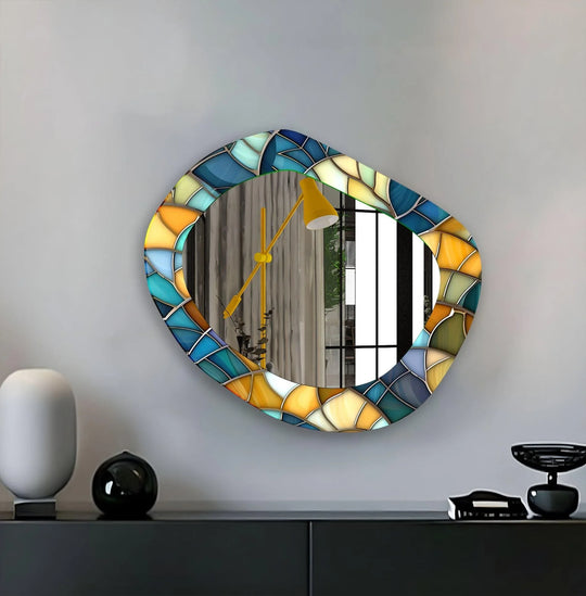 Mirrored wall art with stylish and artistic elements for a bold decor statement
