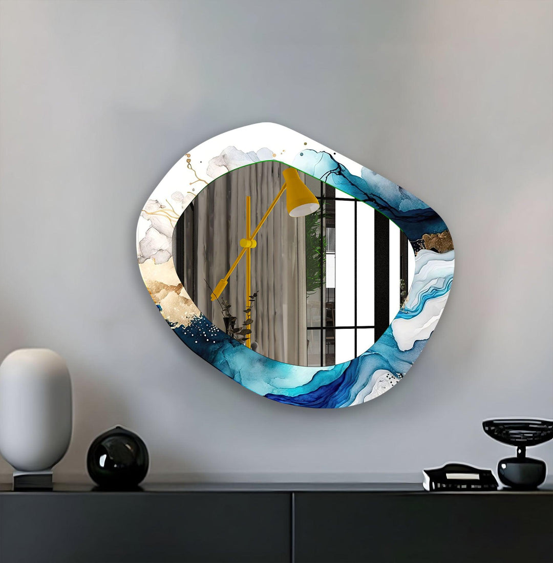 Moderner asymmetrischer Wandspiegel