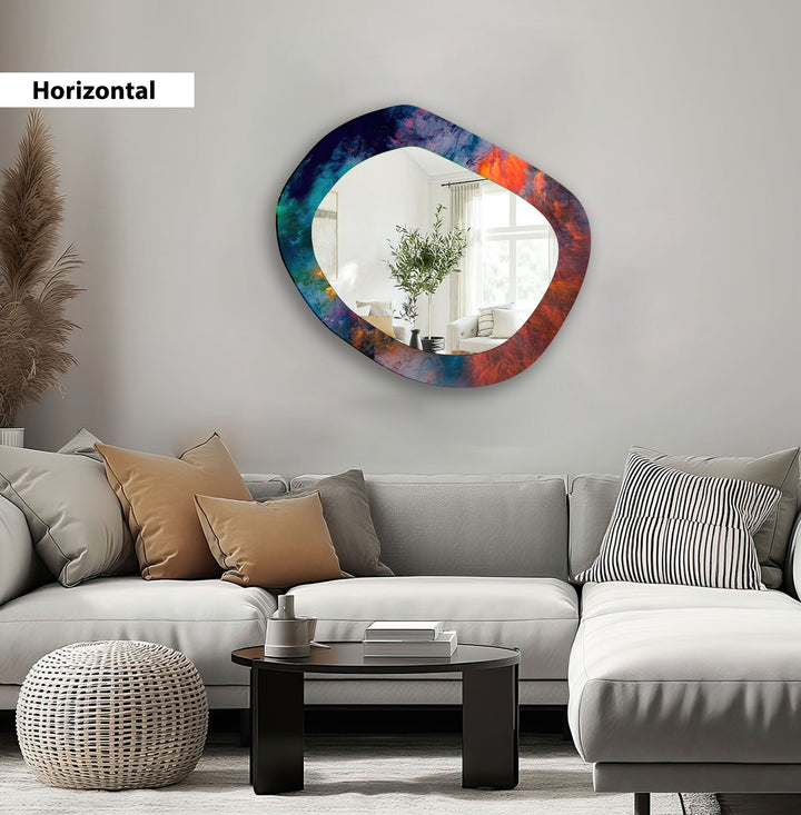 Mirrored wall art with stylish and artistic elements for a bold decor statement
