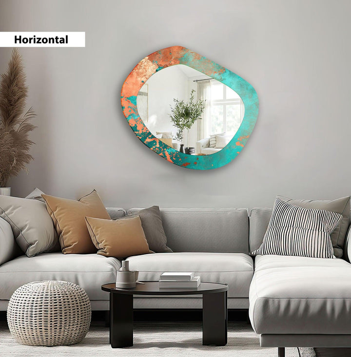 Decorative wall mirror showcasing minimalist elegance for a timeless addition to any room
