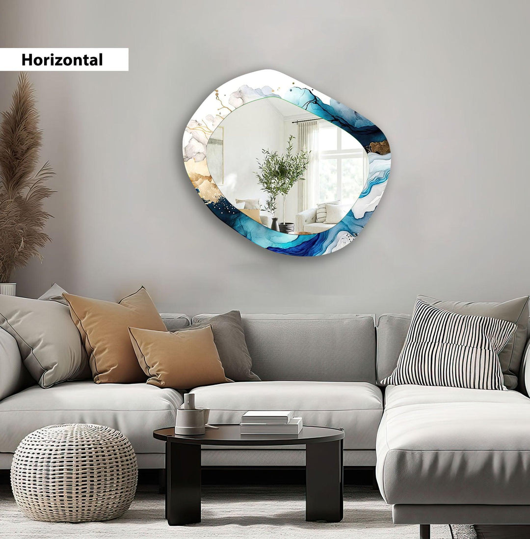 Mirror wall decor with creative frames and reflective details to elevate your home interior
