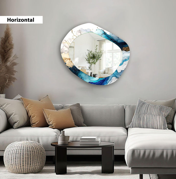 Mirror wall decor with creative frames and reflective details to elevate your home interior
