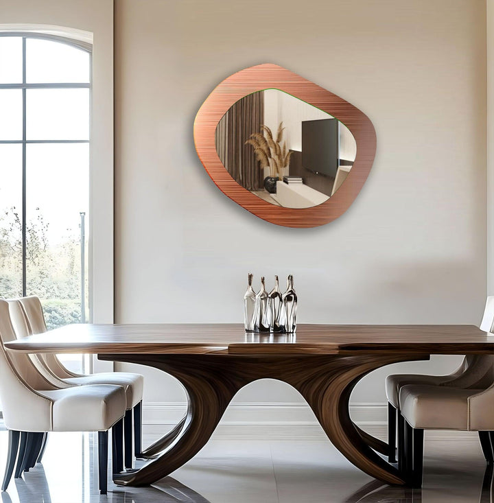 Stylish wall mirrors with bold and sleek frames to elevate the decor of any room
