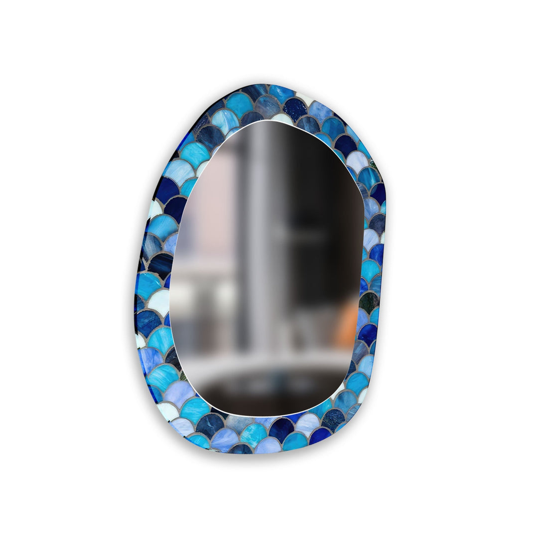 Mirror wall art with creative patterns and reflective accents to brighten your walls
