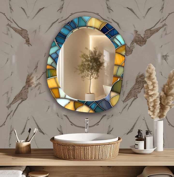 Wall mirrors featuring intricate designs to add depth and light to your living space
