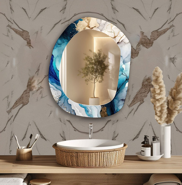 Decorative wall mirror showcasing minimalist elegance for a timeless addition to any room
