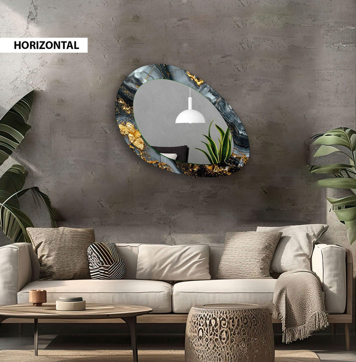 Mirrored wall art offering a creative and reflective statement for contemporary interiors
