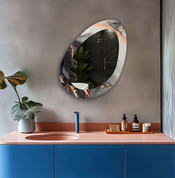 Decorative wall mirror with an ornate frame to add a touch of luxury to your decor
