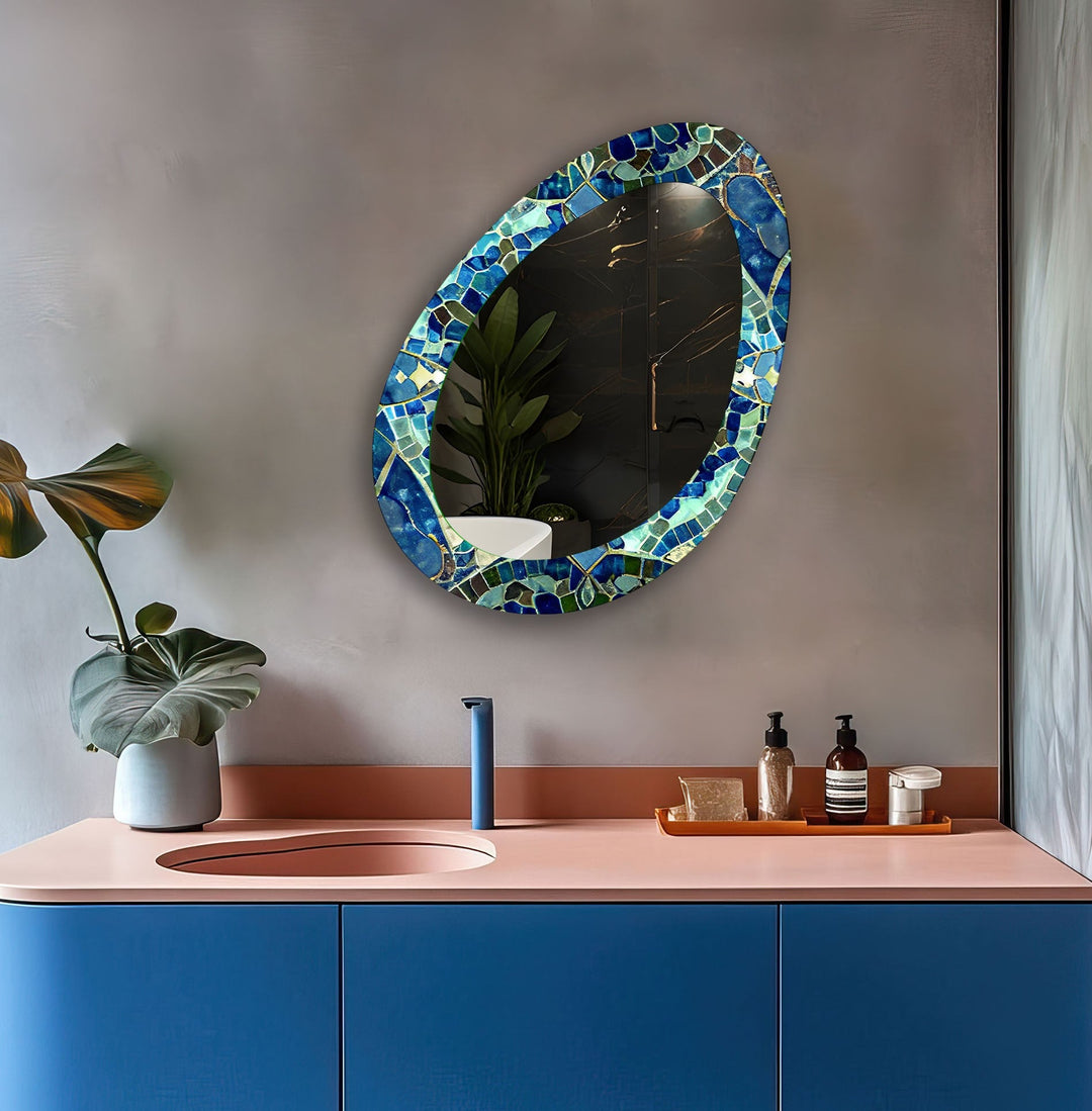 Stylish wall mirrors with ornate frames to create a luxurious and eye-catching feature
