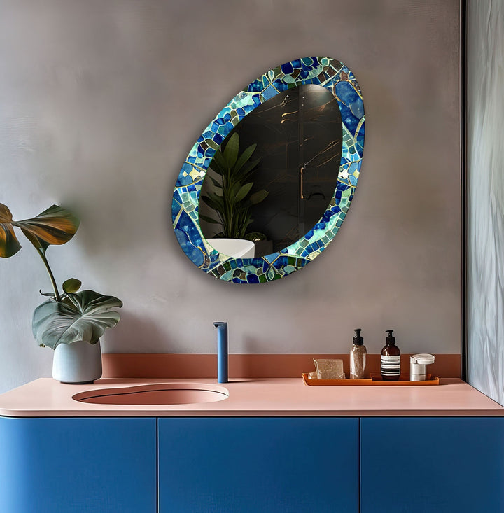 Stylish wall mirrors with ornate frames to create a luxurious and eye-catching feature
