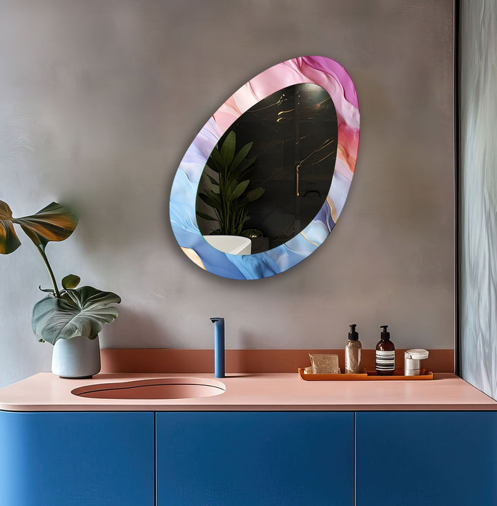 Mirrored wall art showcasing creative shapes and patterns to elevate your wall decor
