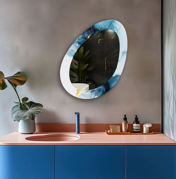 Mirrored wall art showcasing intricate craftsmanship for a unique and stylish addition
