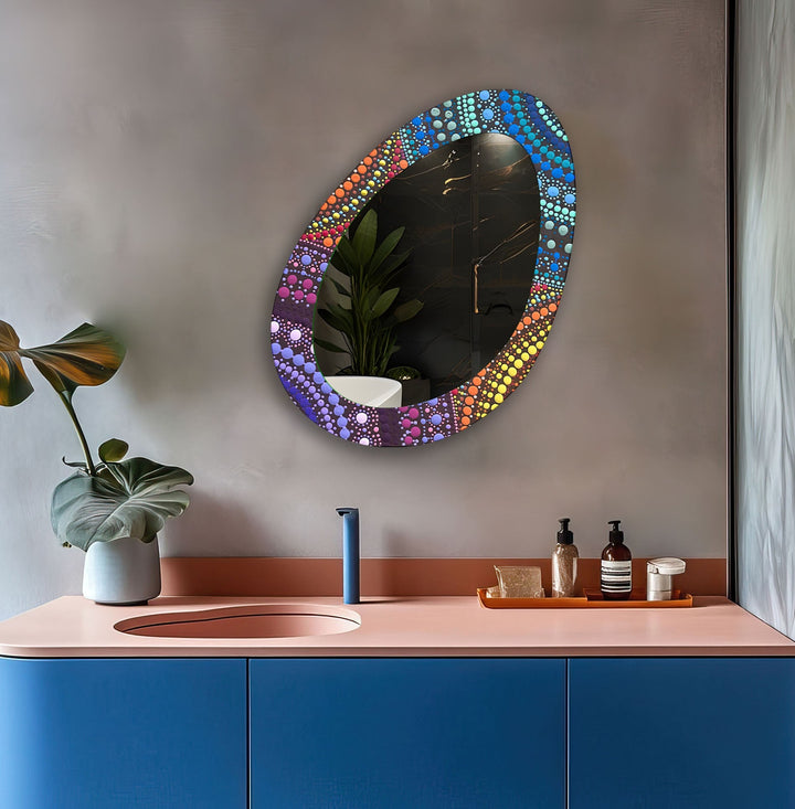 Wall mirrors with sleek frames and reflective surfaces for a modern and minimalistic look
